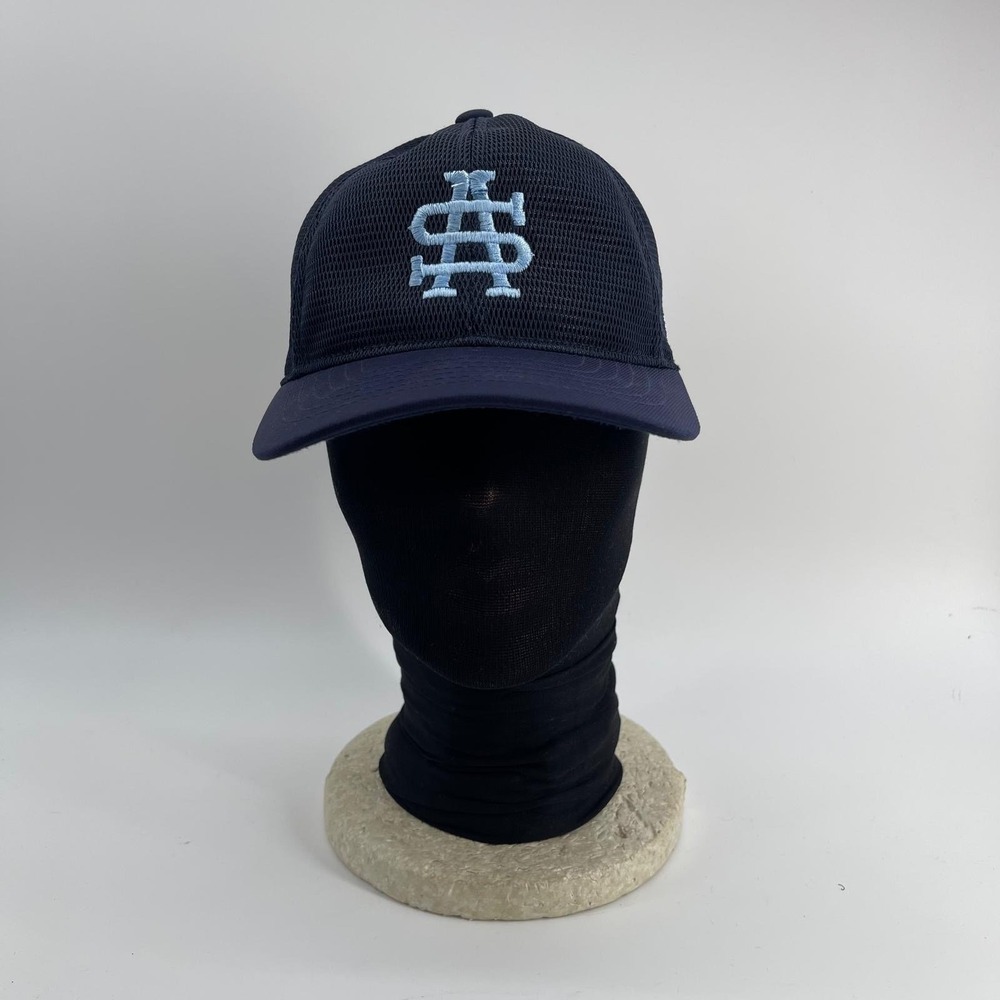 Russell Athletic Flexfit Mesh Hat Navy Blue AS Monogram Y2K Youth Cap
